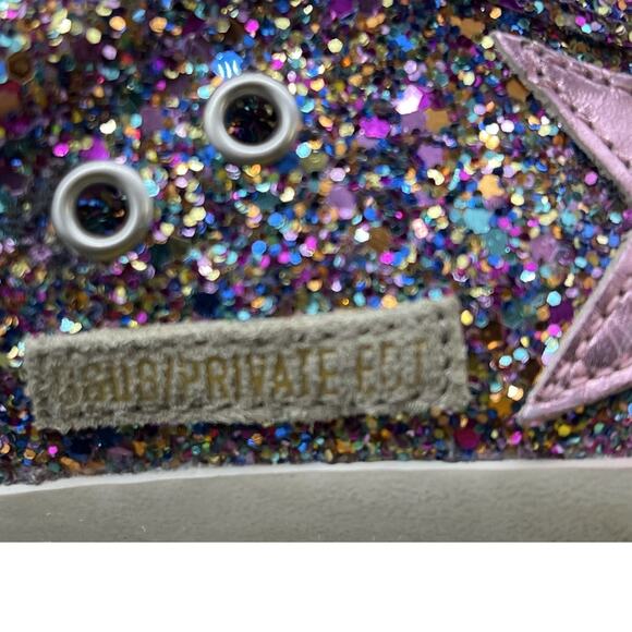 Golden Goose Super-Star Low Top Multi color Limited Edition Size 40 US 10 - Picture 15 of 16